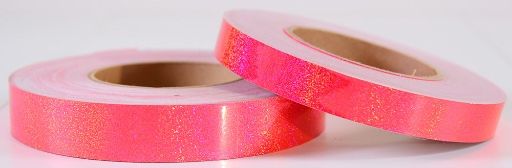 Fluorescent Pink HoloGlitter Tape (150 feet)